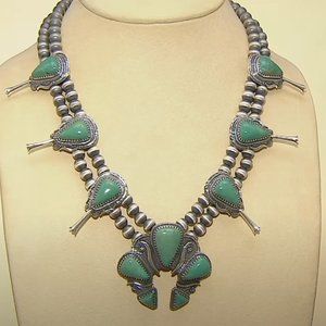 Jennifer Nettles for Carolyn Pollock Squash Blossom Necklace